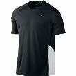 Nike Miler SS UV(TEAM)Tee - black/white/silver