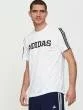 Adidas 3S Lineage Logo White T-Shirt