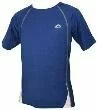 More Mile Palermo Men's Short Sleeve Running Tee - Royal/White