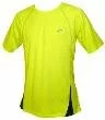 More Mile Palermo Men's SS Running Tee - Flo Yellow/black
