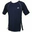 More Mile Palermo Men's Short Sleeve Running Tee - Black/White