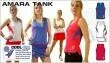 karakal Ladies Tank Top - breeze/firefly