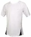 More Mile Palermo Men's Short Sleeve Running Tee - white/black